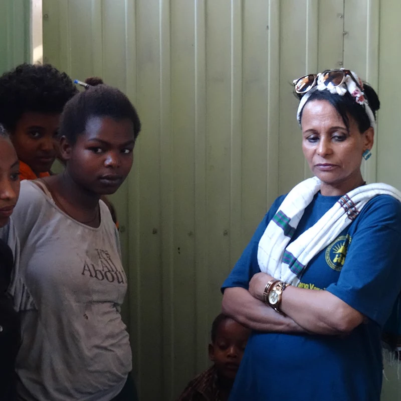 Worknesh Menayie im Goah-Projekt